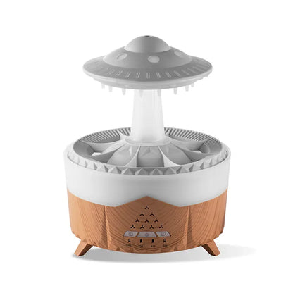 Rain Cloud Humidifier Raindrop Mushroom Humidifier 2/4/8H Timing Colorful Night Light Essential Oil Diffuser Home Bedroom Gifts