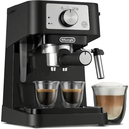 Manual Espresso Machine Coffee Maker Latte & Cappuccino Maker & Stainless Steel Milk Frothing Pitcher Kitchen Appliances Home