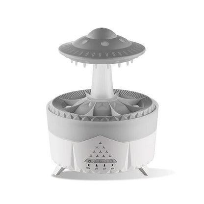 Rain Cloud Humidifier Raindrop Mushroom Humidifier 2/4/8H Timing Colorful Night Light Essential Oil Diffuser Home Bedroom Gifts