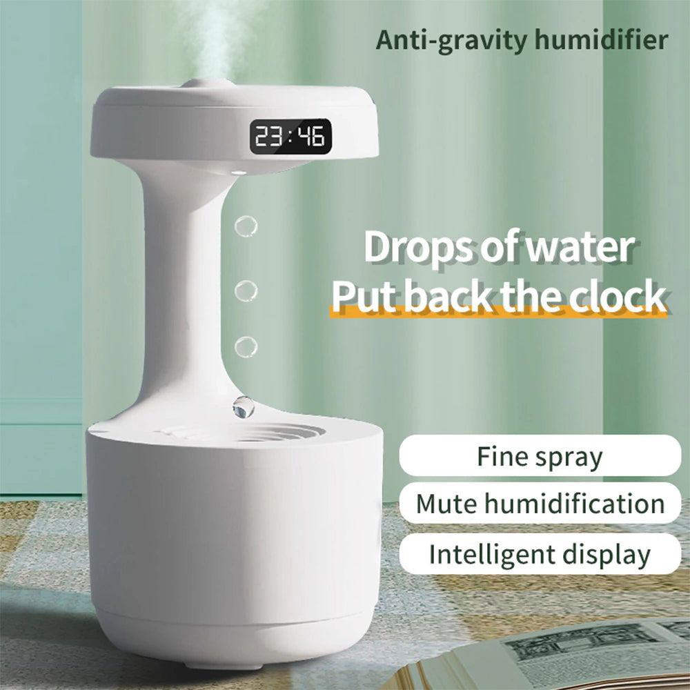 800ML anti Gravity USB Air Humidifier Water Drop Mist Maker Ultrasonic Air Purifier Fogger Humidifiers Aroma Diffuser