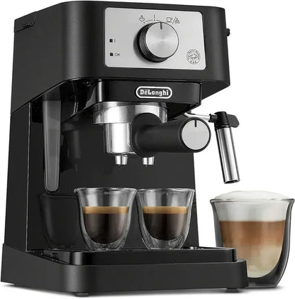 Manual Espresso Machine Coffee Maker Latte & Cappuccino Maker & Stainless Steel Milk Frothing Pitcher Kitchen Appliances Home